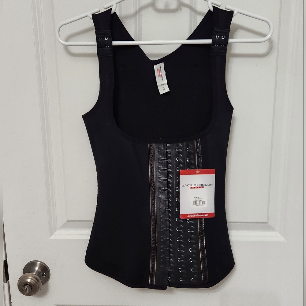 Jack London Colombian Reducing Latex Waist Trainer Body Shaper Corset Black S